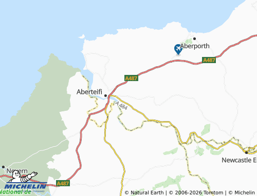 Mappa MICHELIN Llangoedmor - ViaMichelin