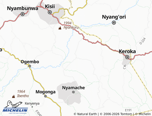 Mappa MICHELIN Nyamagwa - ViaMichelin