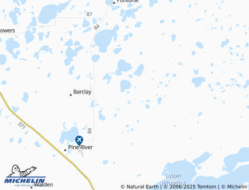 MICHELIN Gail Lake map - ViaMichelin