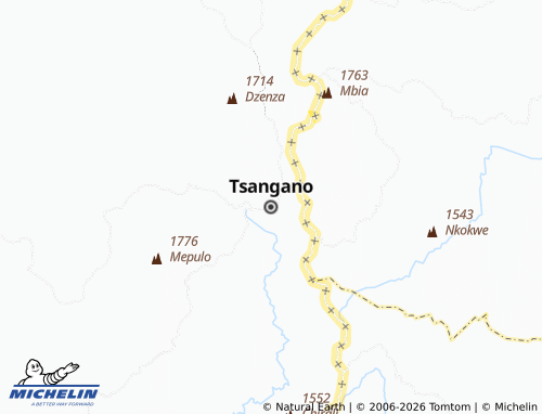 Mapa MICHELIN Tsangano - ViaMichelin