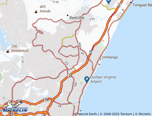 MICHELIN Greenbury map - ViaMichelin