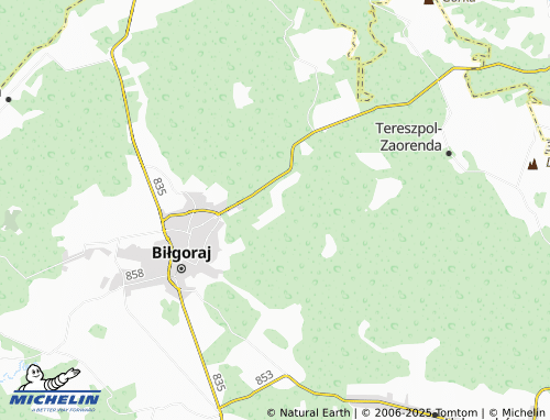 MICHELIN Wola Mała map - ViaMichelin