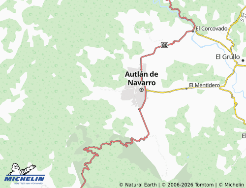 Mappa MICHELIN Puesta del Sol - ViaMichelin