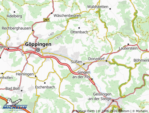 Mapa MICHELIN Salach - ViaMichelin
