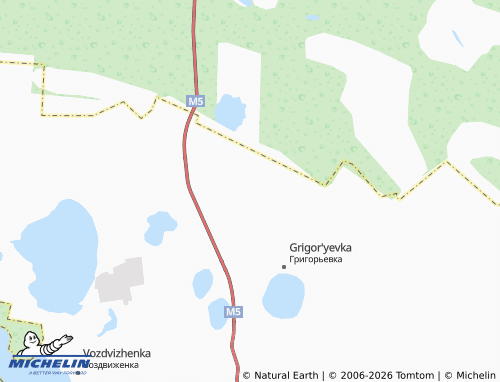 MICHELIN-Landkarte Shcherbakovka - ViaMichelin