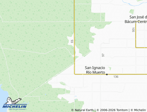 MICHELIN José María Tetabiate map - ViaMichelin