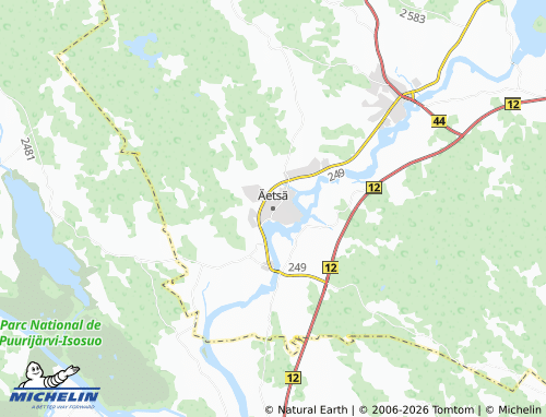 Carte MICHELIN Äetsä - ViaMichelin