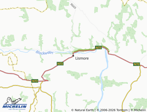 Mapa MICHELIN Lismore - ViaMichelin