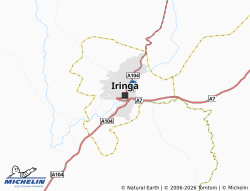 Mapa MICHELIN Iringa - ViaMichelin