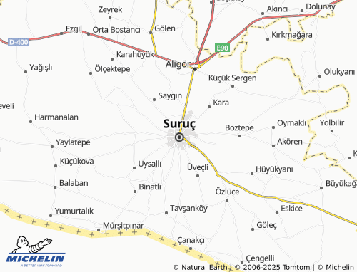MICHELIN Cumhuriyet map - ViaMichelin