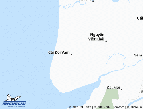 Mapa MICHELIN Phú Tân - ViaMichelin