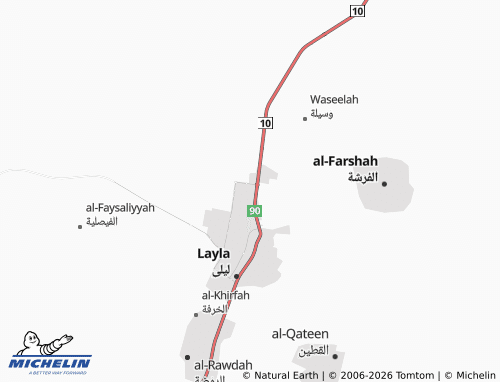 Carte MICHELIN al-Nakheel - ViaMichelin