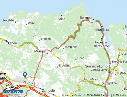 MICHELIN Mesterika map - ViaMichelin