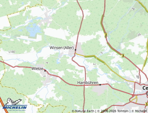 MICHELIN Südwinsen map - ViaMichelin