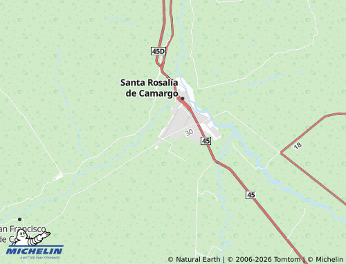 Mapa MICHELIN Jorge Negrete - ViaMichelin
