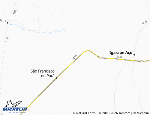 MICHELIN Vila Xapuri I map - ViaMichelin