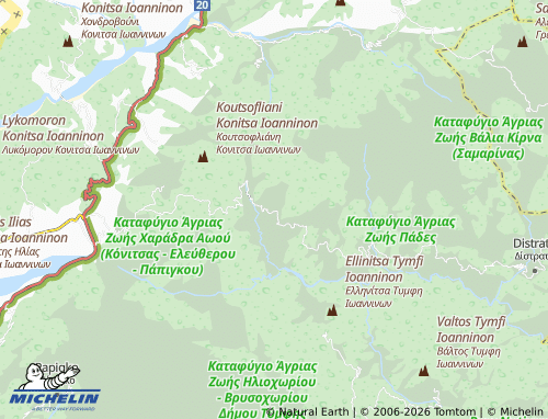 Mapa MICHELIN Elefthero - ViaMichelin