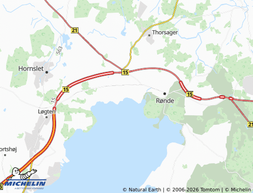 Mappa MICHELIN Følle Strand - ViaMichelin