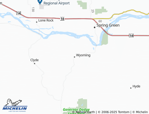 MICHELIN Wyoming map - ViaMichelin
