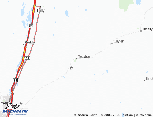 Mapa MICHELIN Truxton - ViaMichelin