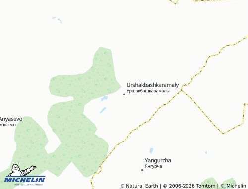 MICHELIN-Landkarte Urshakbashkaramaly - ViaMichelin