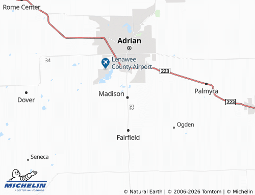 Mapa MICHELIN Madison - ViaMichelin