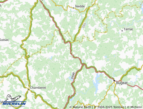 MICHELIN Lacelle map - ViaMichelin