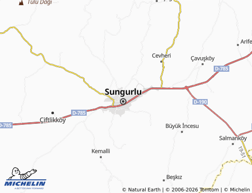 MICHELIN İsmetpaşa map - ViaMichelin
