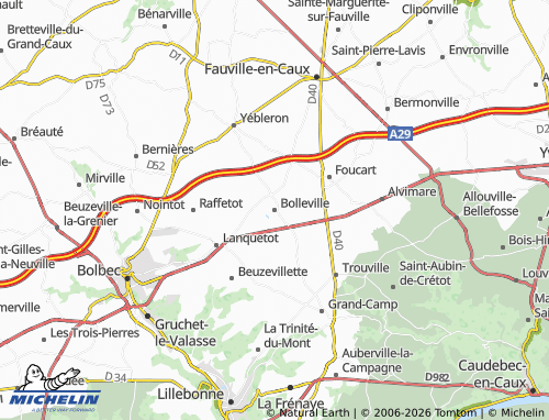 Mapa MICHELIN Bolleville - ViaMichelin