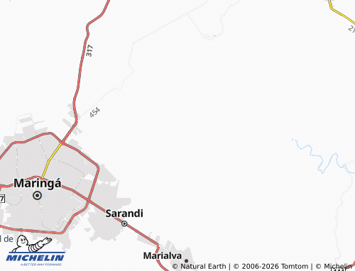 Mappa MICHELIN Santa Fé do Pirapó - ViaMichelin