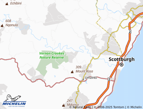 MICHELIN eMahlathini map - ViaMichelin