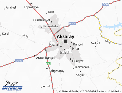 MICHELIN Paşacık map - ViaMichelin