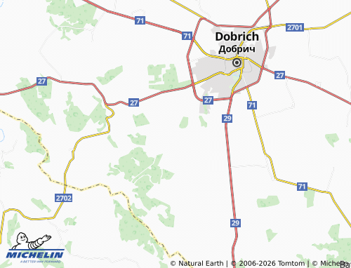 MICHELIN Donchevo map - ViaMichelin