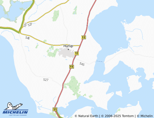 MICHELIN Slyngborg map - ViaMichelin