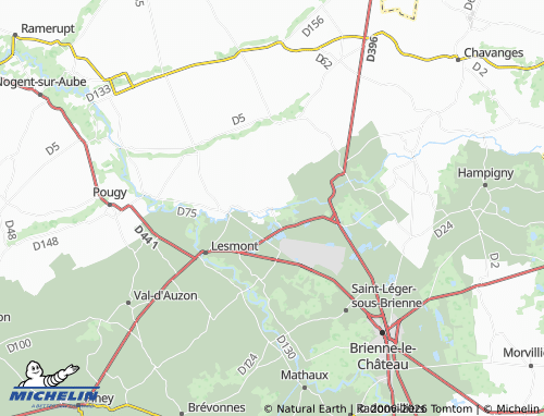 Mapa MICHELIN Bétignicourt - ViaMichelin