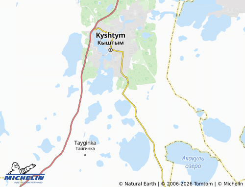 MICHELIN-Landkarte Kaolinovyy - ViaMichelin