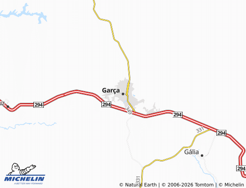 Mappa MICHELIN Garça - ViaMichelin