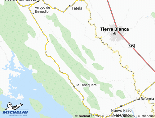 Carte MICHELIN Colonia Josefa Ortiz de Domínguez - ViaMichelin