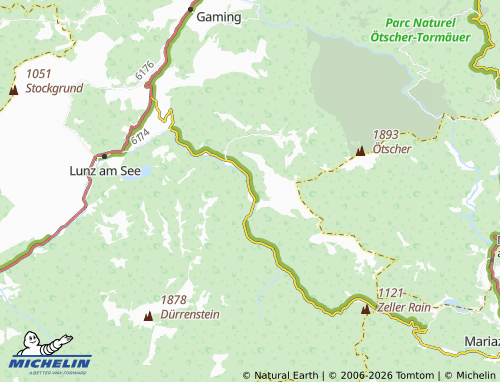Mapa MICHELIN Langau - ViaMichelin