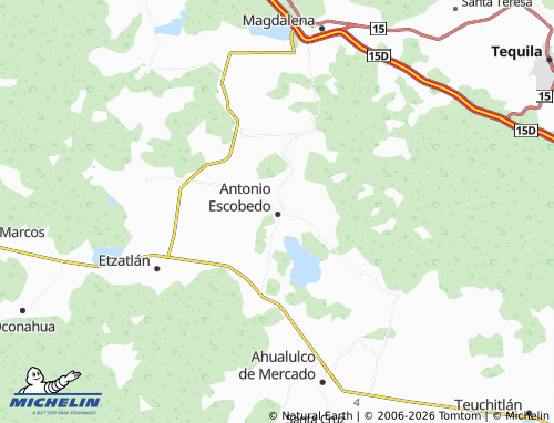 Kaart MICHELIN Centro - ViaMichelin