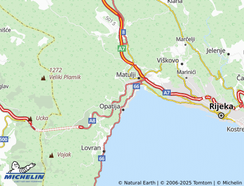 MICHELIN Bregi map - ViaMichelin