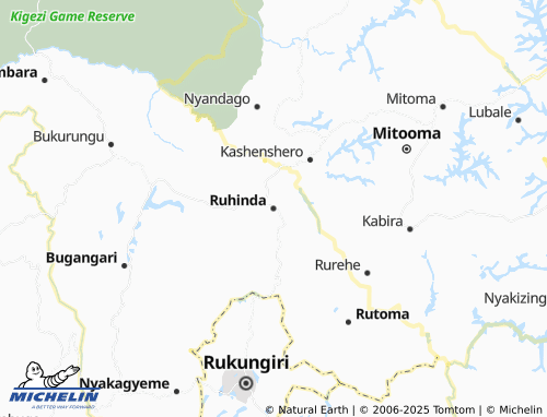 MICHELIN Ruhinda map - ViaMichelin