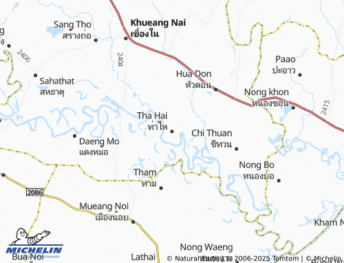 MICHELIN Tha Hai map - ViaMichelin