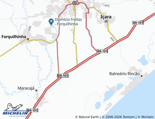 Mapa MICHELIN Quarta Linha - ViaMichelin