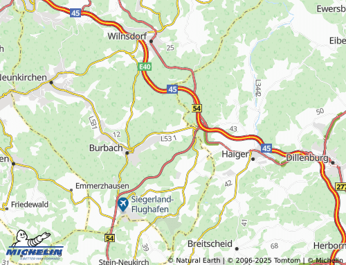 MICHELIN Würgendorf map - ViaMichelin