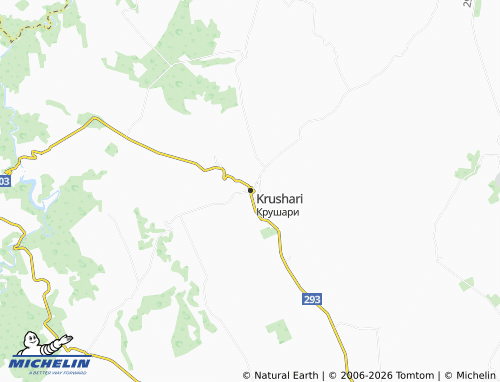 MICHELIN Krushari map - ViaMichelin