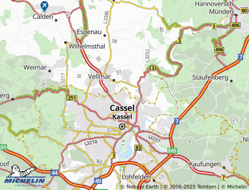 Mapa MICHELIN Philippinenhof - ViaMichelin