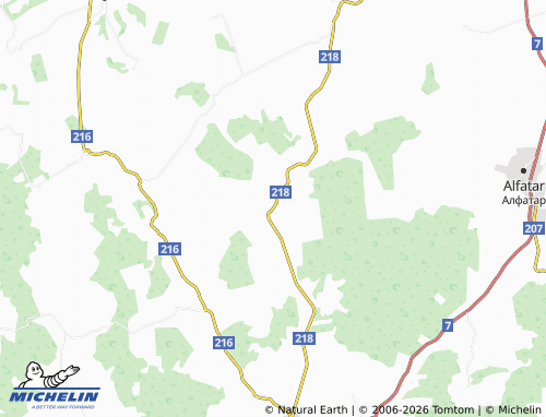 MICHELIN Bradvari map - ViaMichelin