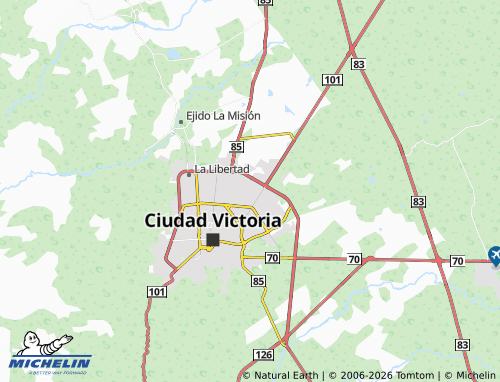 MICHELIN Nueva Aurora map - ViaMichelin