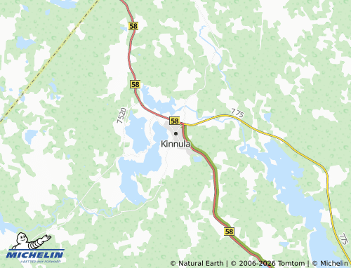 MICHELIN-Landkarte Kinnula - ViaMichelin